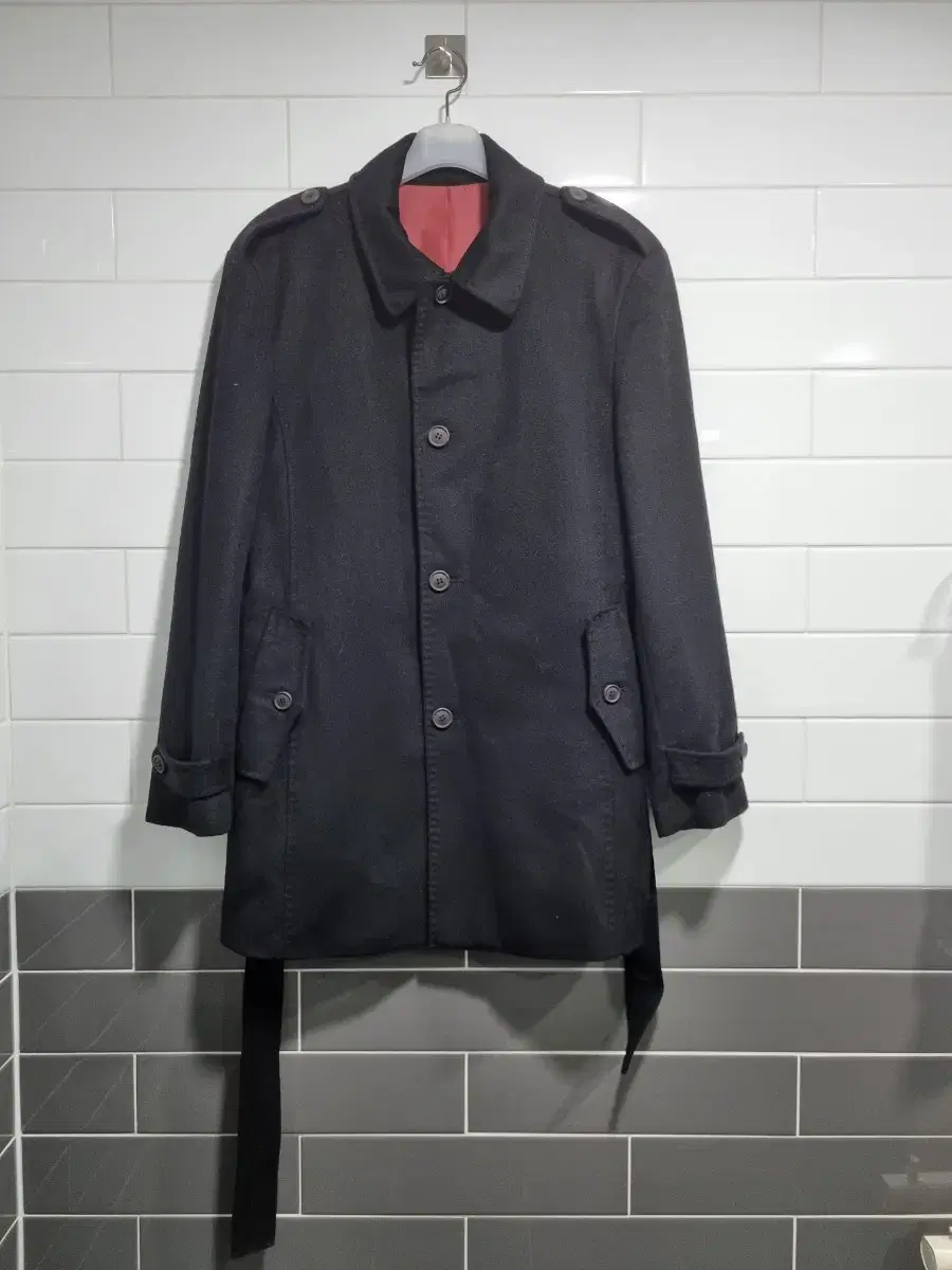 Men's mixed cashmere coat 105-100