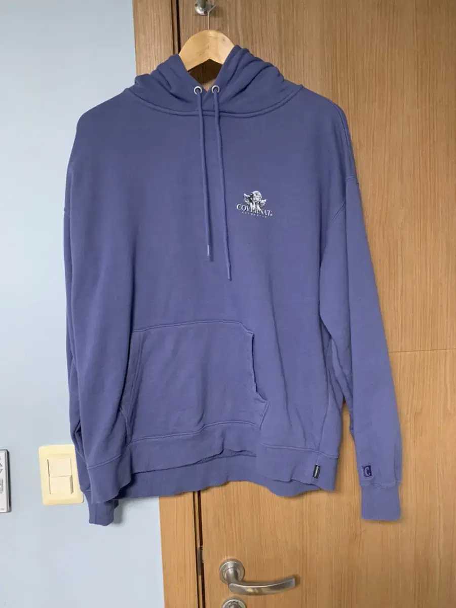 [L]Covernat Angel Flower Hoodie Purple