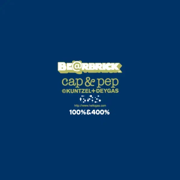 베어브릭 400% / Cap & Pep 2종 (이세탄 120주년 기념)