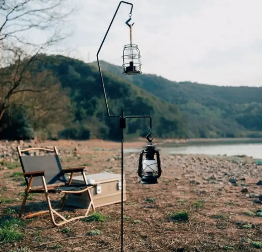 Camping Gear Rental Rack