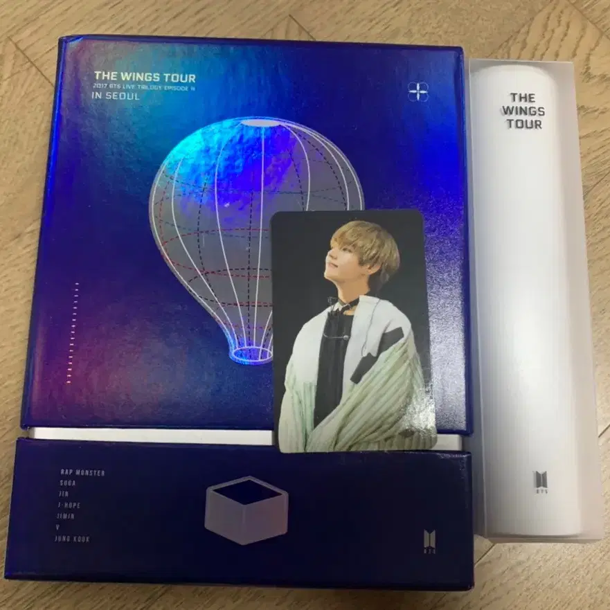 방탄 bts 굿즈 윙즈 dvd 딥디 디비디 뷔 포카 포함 풀박