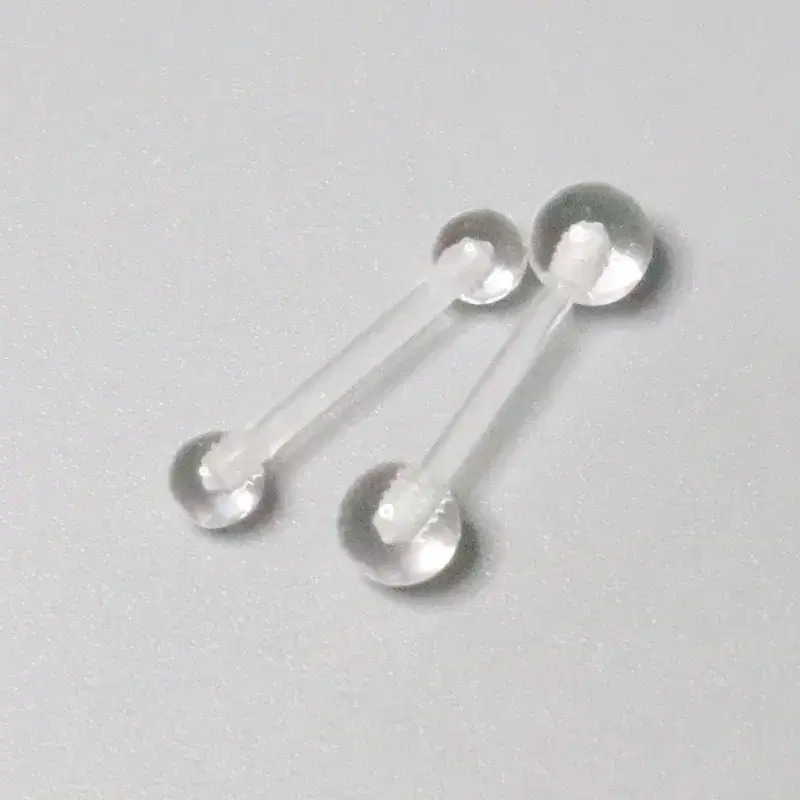 투명 실리콘 피어싱 3mm 4mm 남녀공용