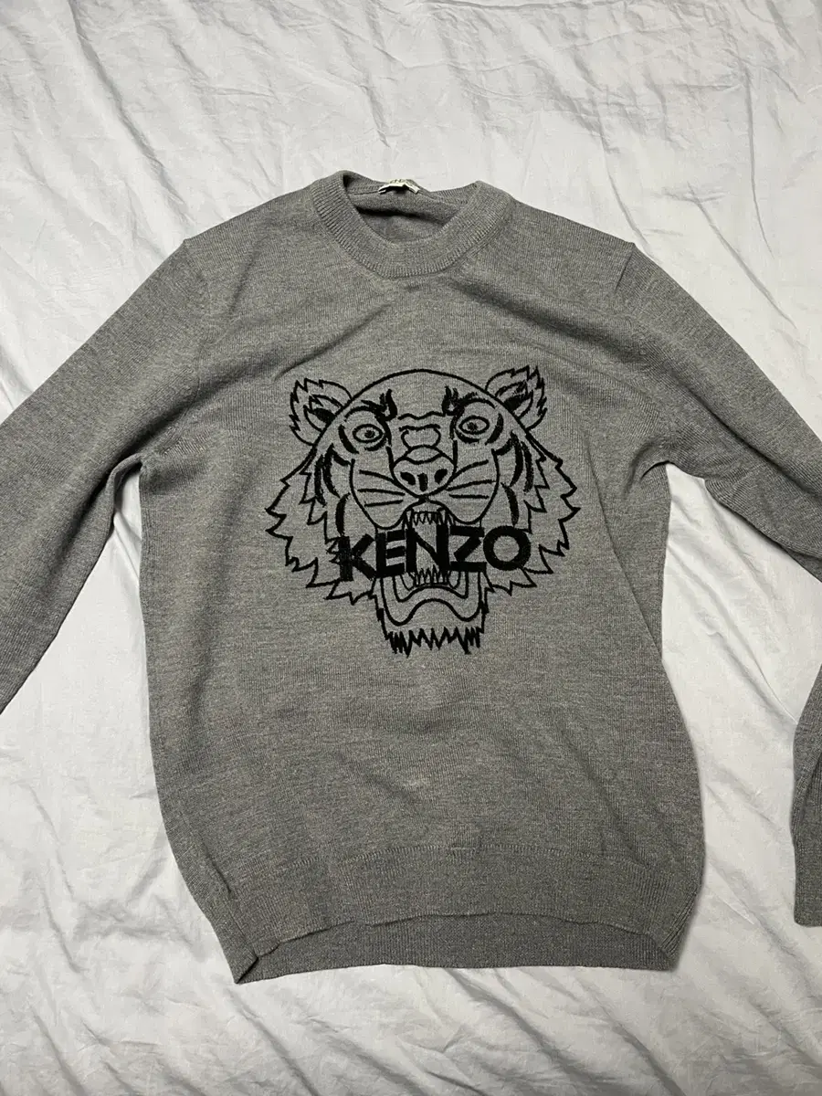 [Genuine] Kenzo knit dark gray L sells