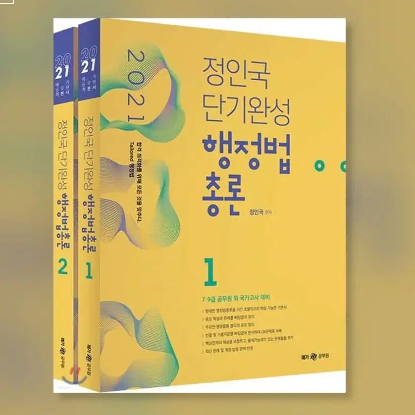 2021정인국 단기완성 행정법총론(필기노트 포함)