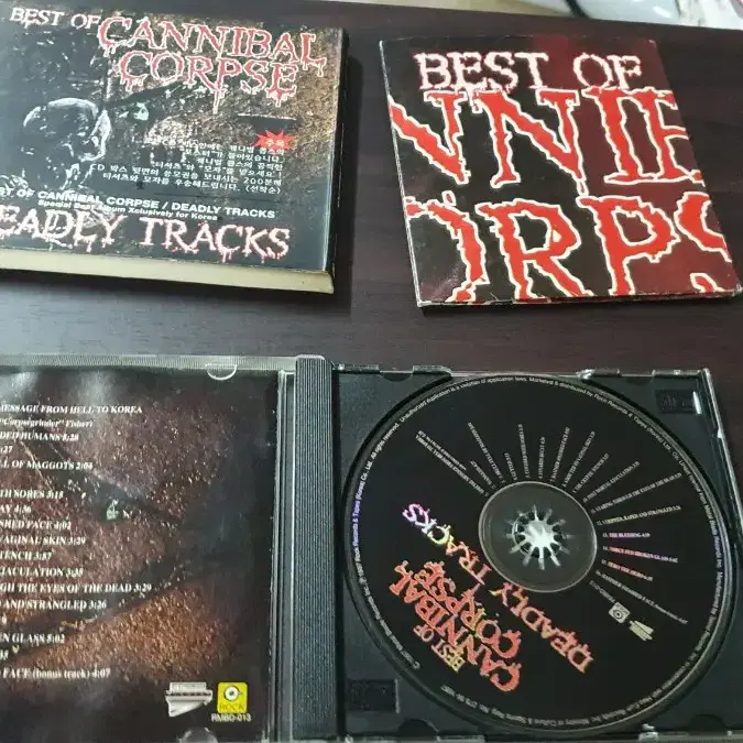 (정품CD)Best of Cannibal Corpse(1997)풀세트구성