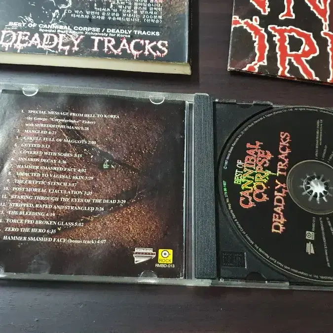 (정품CD)Best of Cannibal Corpse(1997)풀세트구성