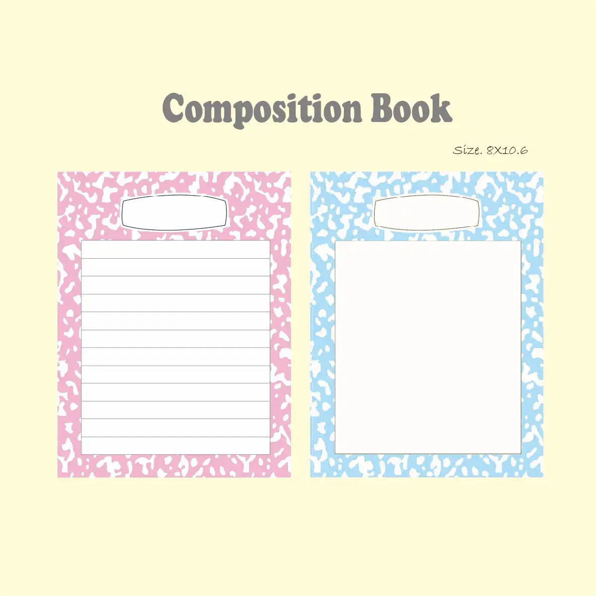 Composition rice cake memo pad