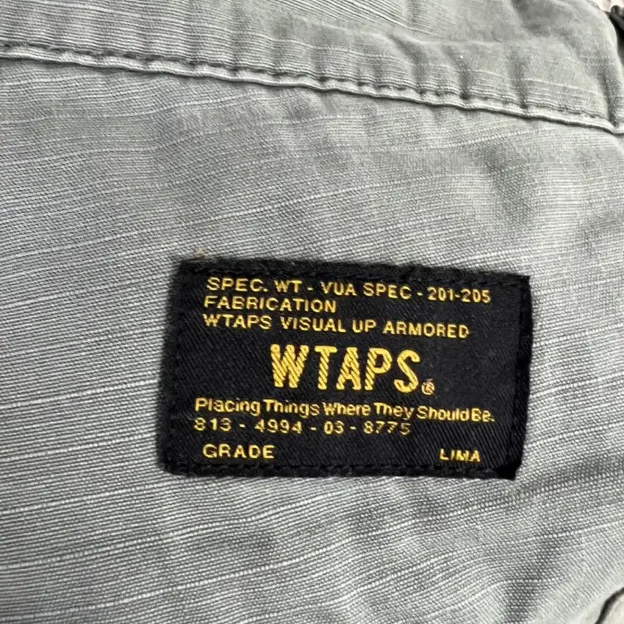 wtaps 15aw 정글카고 lima 팝니다