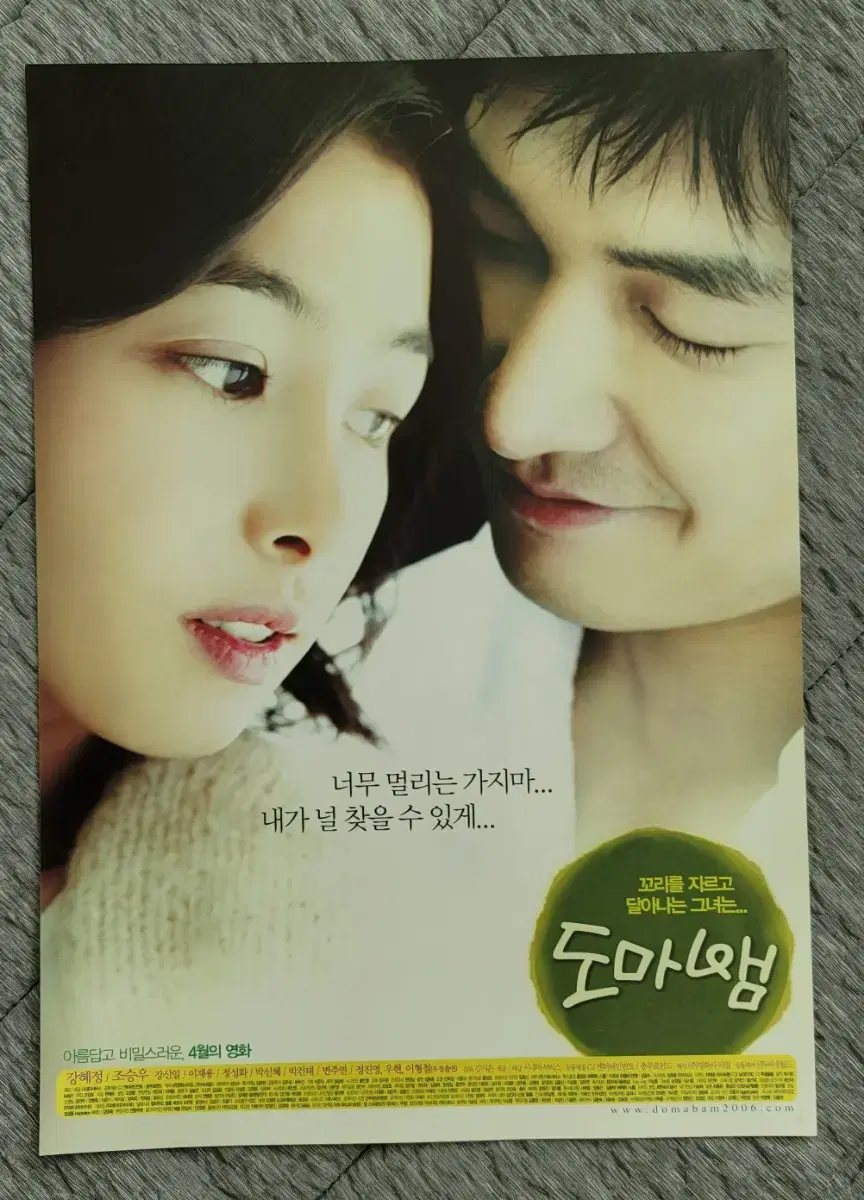 [영화팜플렛] 도마뱀 전단지 (2006) 조승우 강혜정