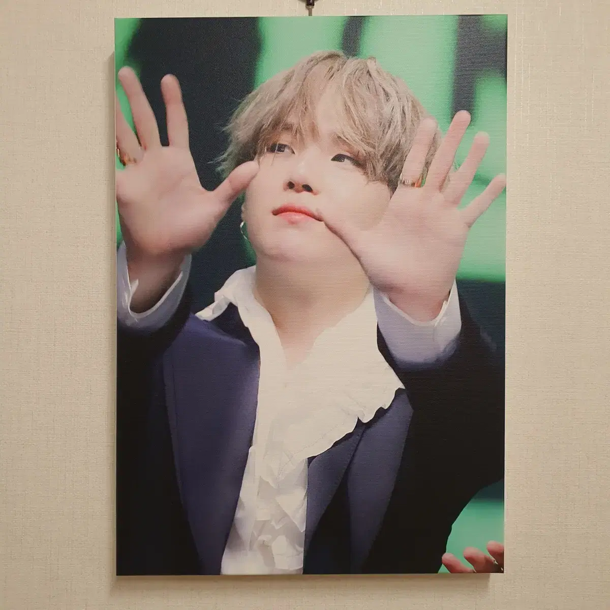 BTS suga yoon exhibition framed!!!!high five available