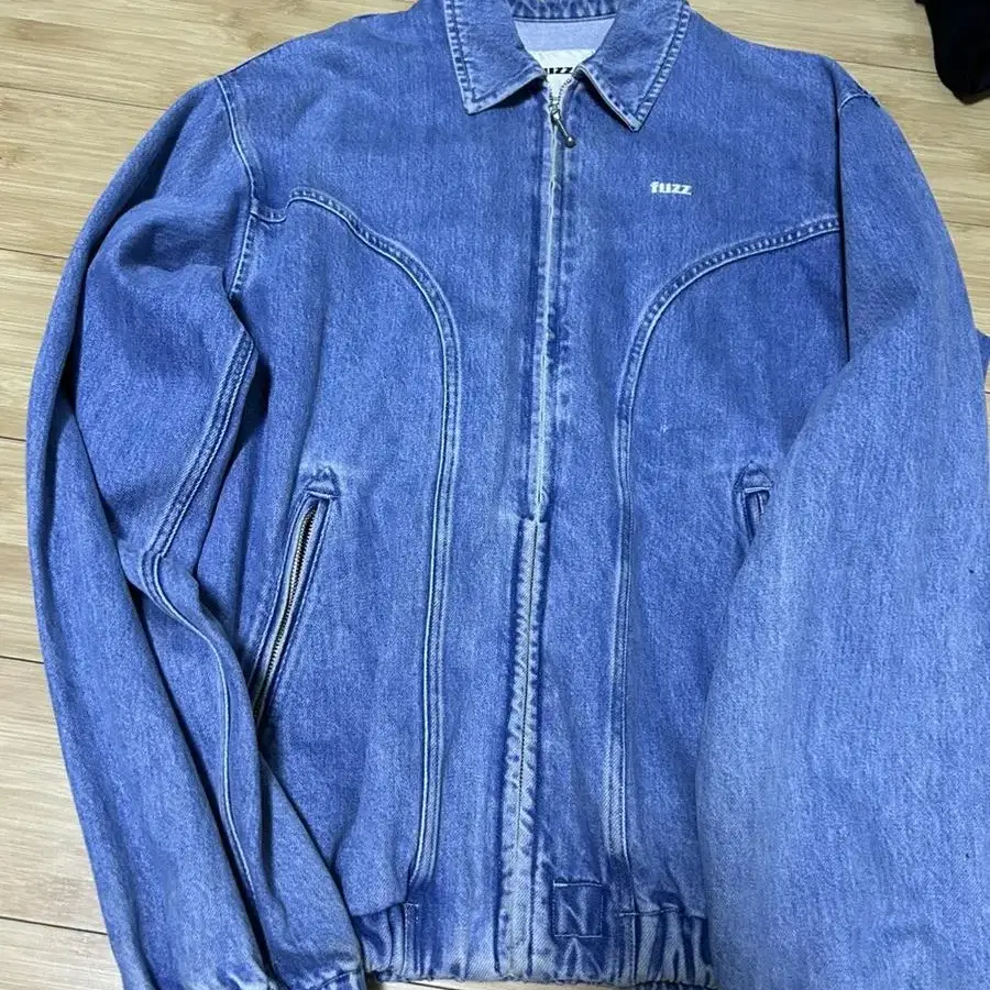 Fuzz Washed denim blouson (퍼즈 워싱 청자켓)