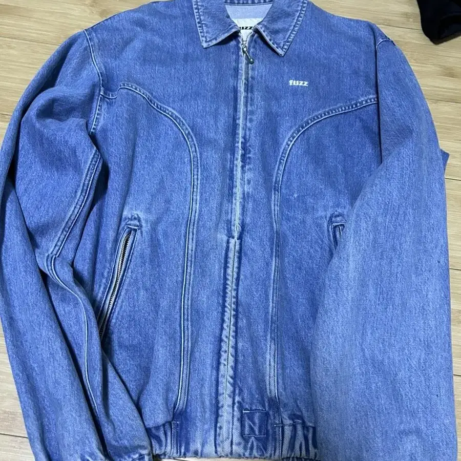 Fuzz Washed denim blouson (퍼즈 워싱 청자켓)