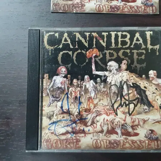 (정품CD)cannibal corpse(캐니벌콥스)친필싸인CD앨범