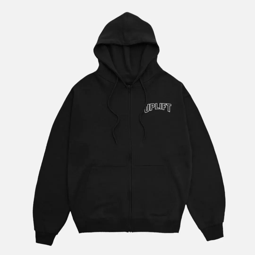 NEW) Two E.JI uplift hoodie zip-up black for men and women FREE