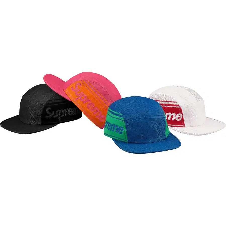 Supreme 19ss Raffia Woven  Logo Camp Cap