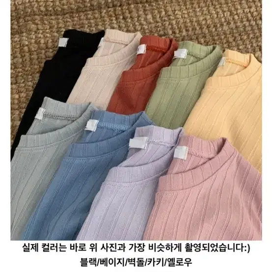 데일리 골지 반팔티