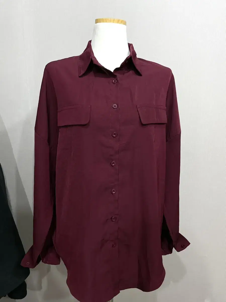 Burgundy blouse