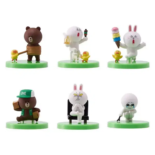 Line Friends / Figure Collection 1 & 2 Set (12pcs)