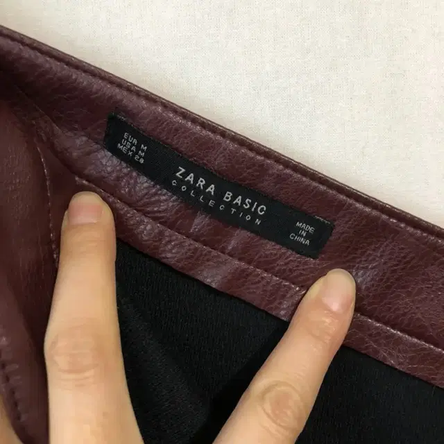 zara 레더 미니스커트