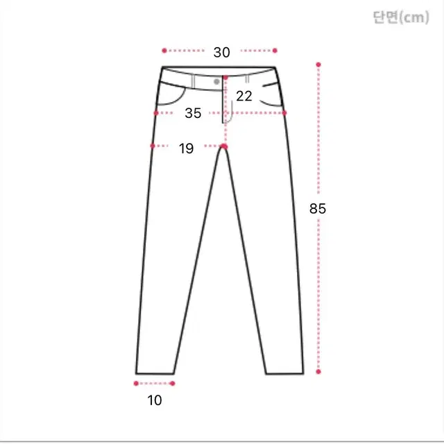 진청 스키니 s