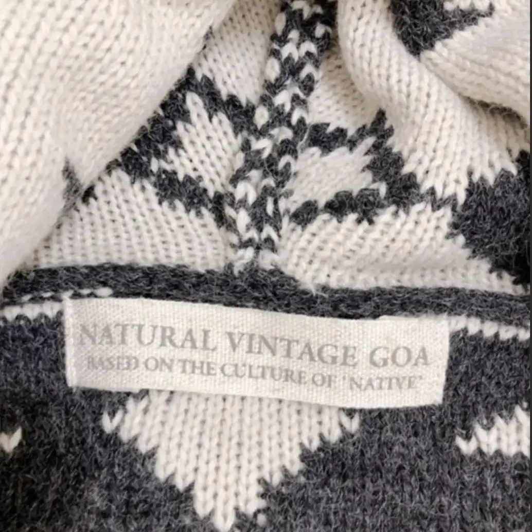 natural vintage goa 후드니팅가디건 후드가디건 롱가디건