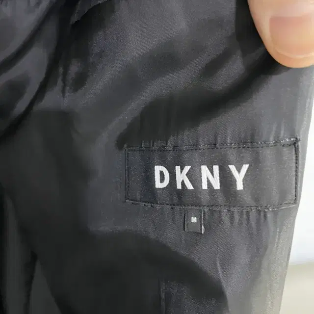 DKNY 캐시미어 블랜디드 오버핏 코트