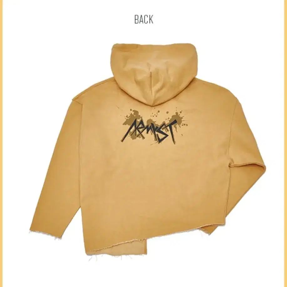 BTS 방탄소년단 정국JK Zip-Up Hoody 집업후드 Mustard