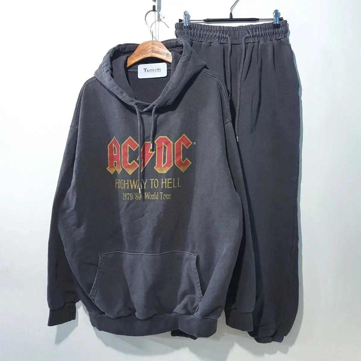 FW신상) ACDC 피그먼트 후드 세트 2color