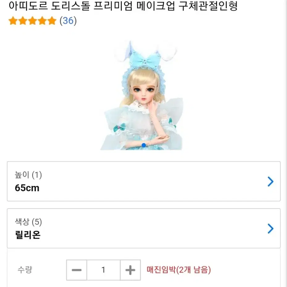 도리스돌 60 메이크업 프리미엄