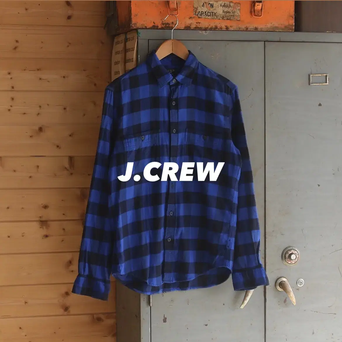 (착용컷) J.CREW 제이크루 플란넬 체크 셔츠 (남성용 95-100)