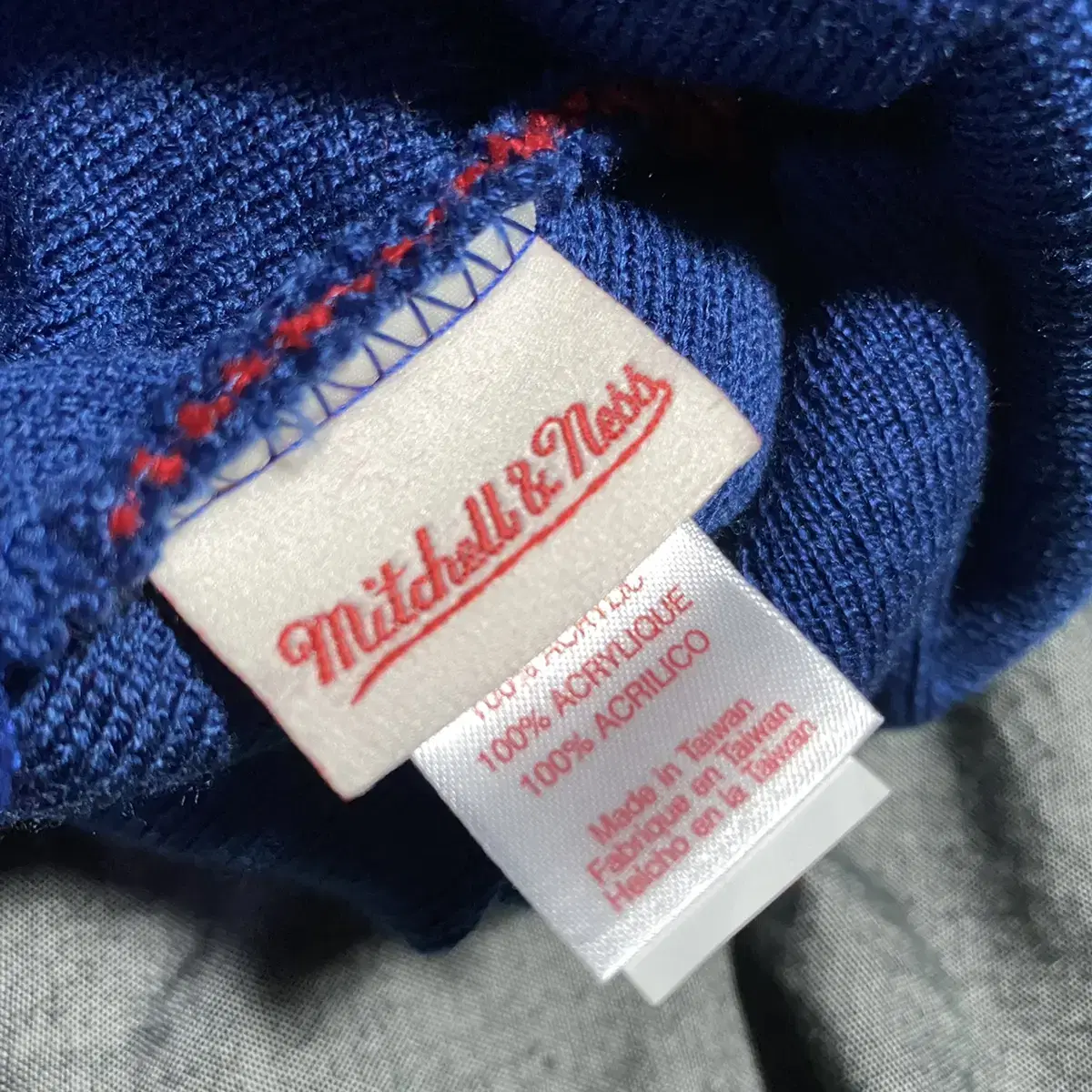 Mitchell & Ness A.NY Pom Beanie Sz O/S