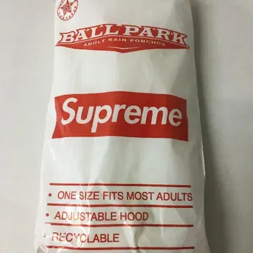 Supreme 20ss Bllpark Boxlogo Poncho.새 