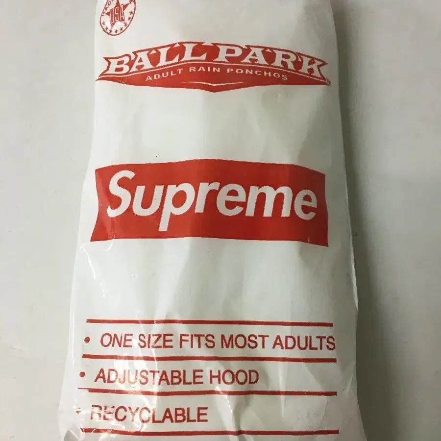 Supreme 20ss Bllpark Boxlogo Poncho.새제품.