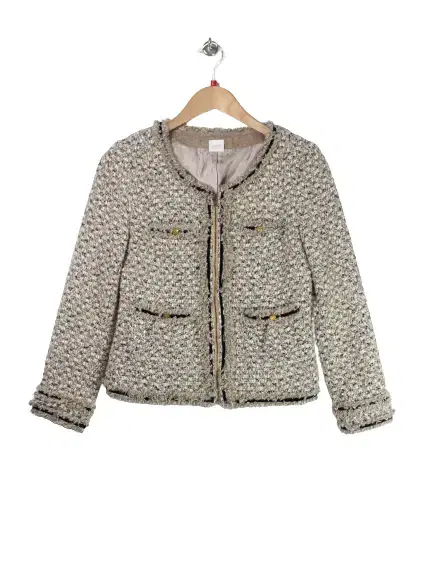 La cream tweed jacket [22021514]