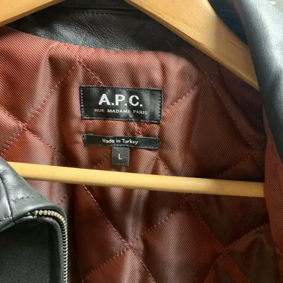 APC 아페쎄 리미티드 레더자켓 19FW