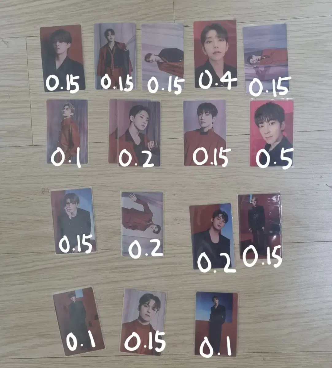 seventeen power of love tc wts karatvan ataka hengare photocard