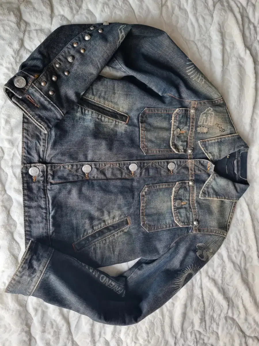 Genuine Dsquared2 Bikers Jeans Jacket 52