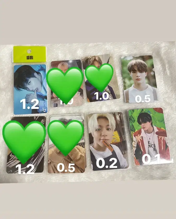 NCT DREAM jeno photocard (Boom, Reload, Taste, Empathy)