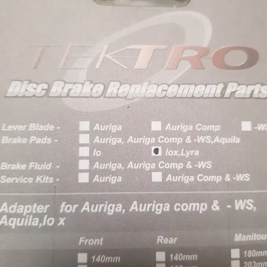 tektro disc brake pad