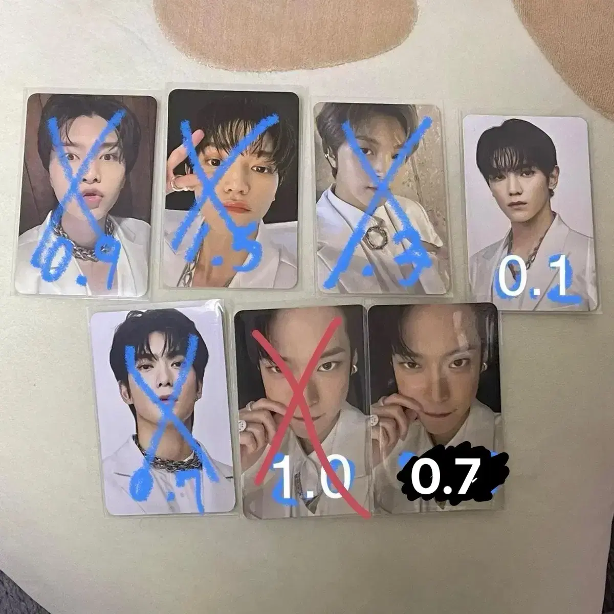 NCT Fortune Scratch doyoung taeyong Photocard WTS