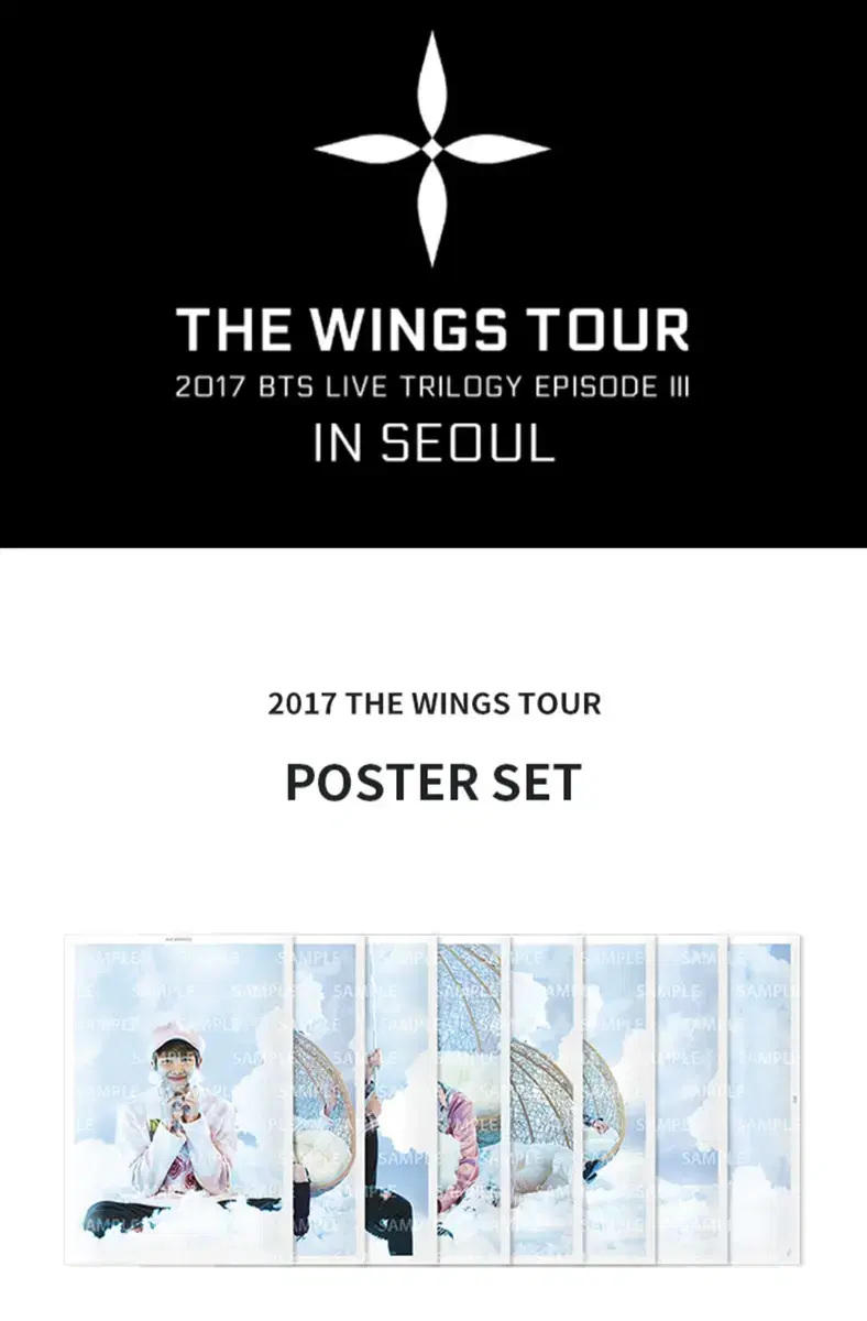 BTS bts WingsCon Seoul Poster Set