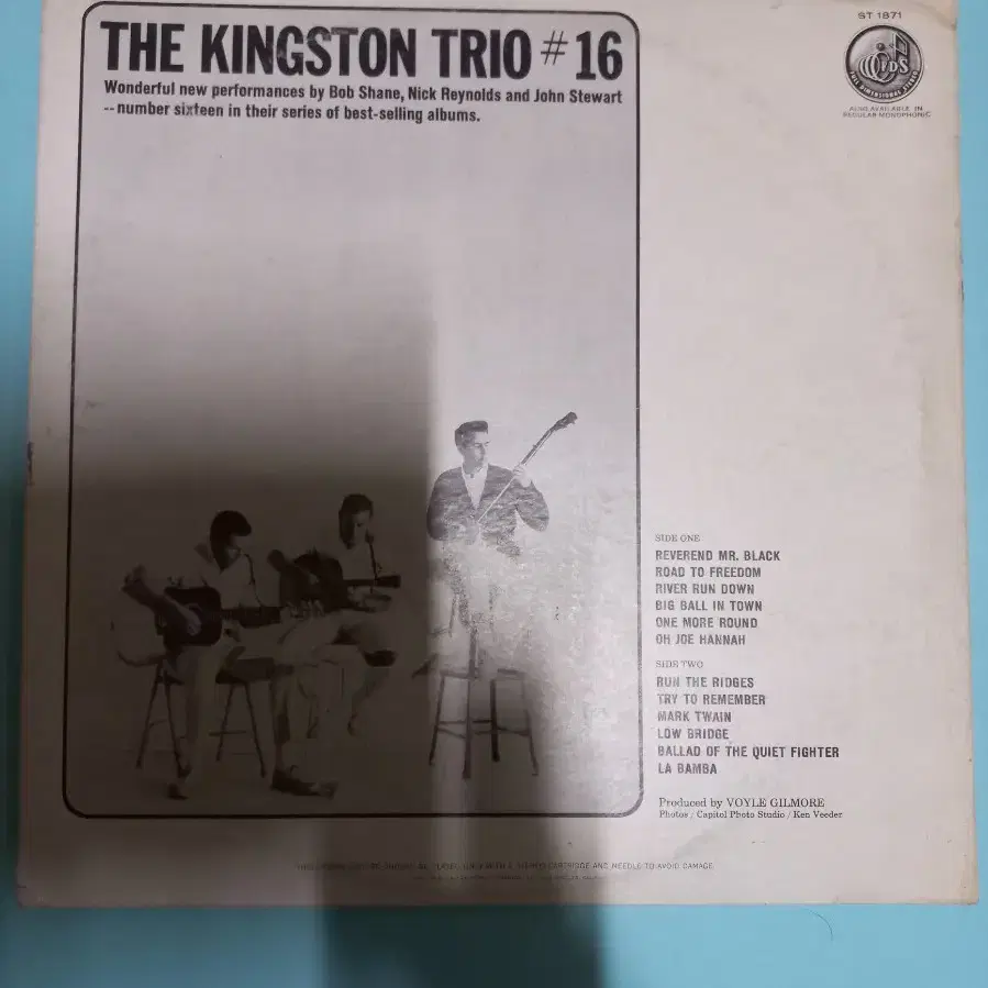 Lp중고 킹스톤 트리오 KING TRIO #16 음반 판매합니다.