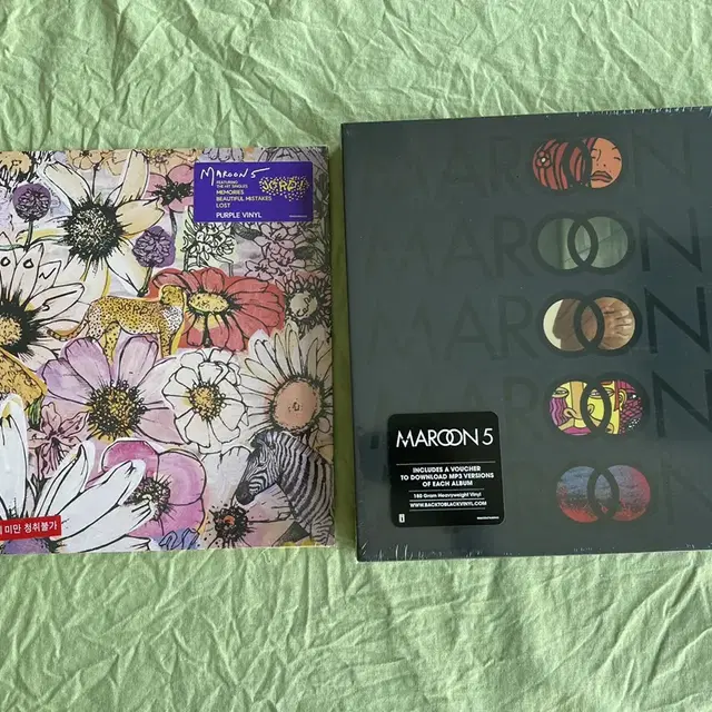 마룬5 엘피 6장 미개봉 maroon5 lp 한정판