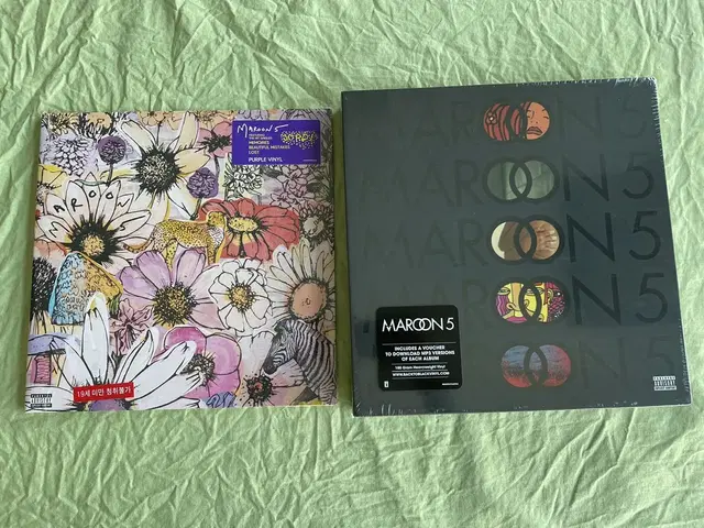 마룬5 엘피 6장 미개봉 maroon5 lp 한정판