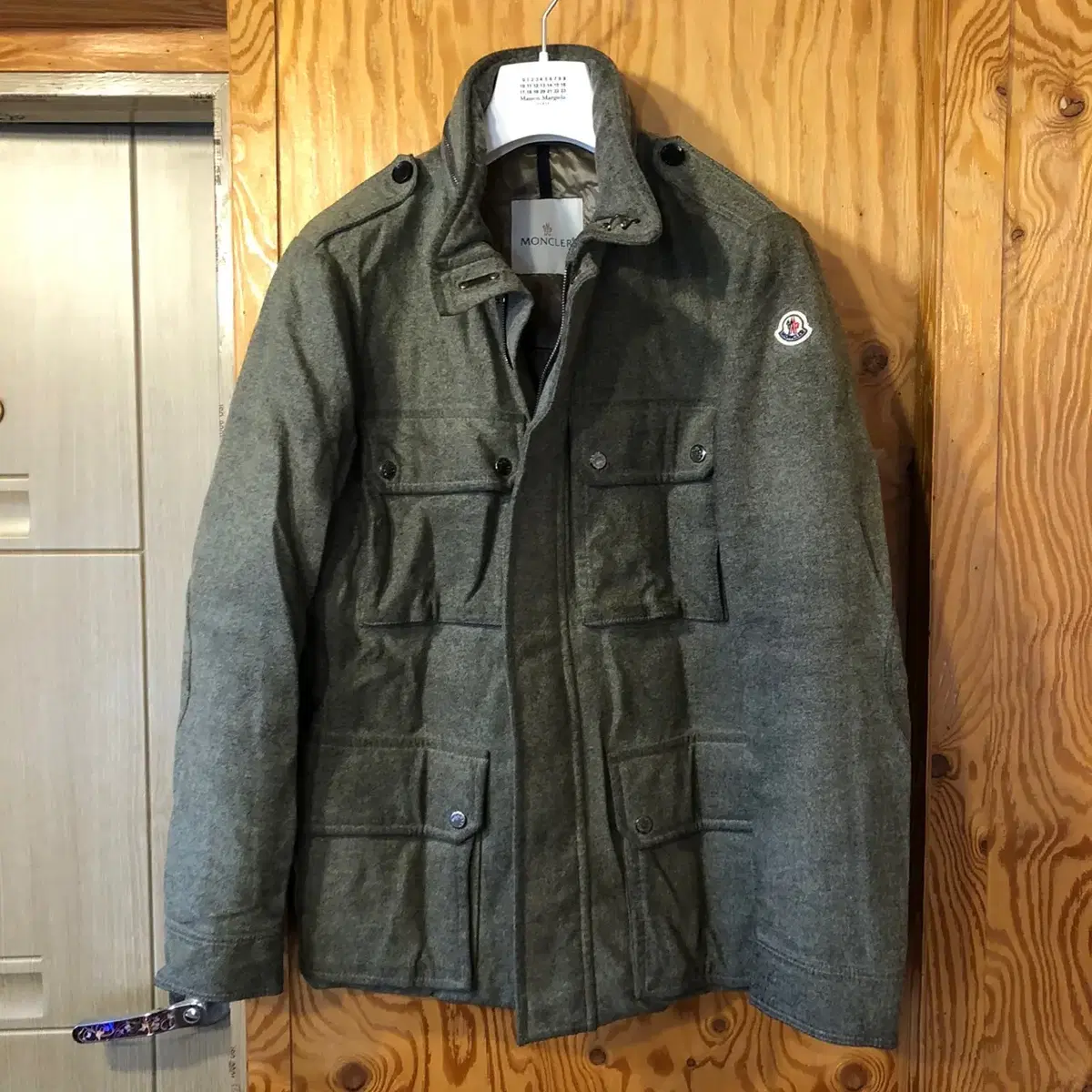 Moncler down field jacket for sale. 