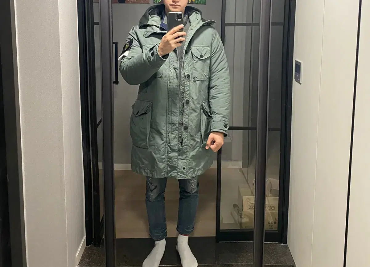 스톤아일랜드 다비드 TC 패딩 21FW XL 팝니다