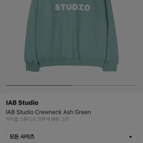 IAB STUDIO 맨투맨 (XL)