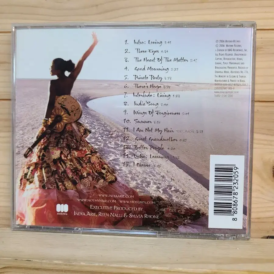 CD India Arie(인디아 아리) - Testimony - Vol.