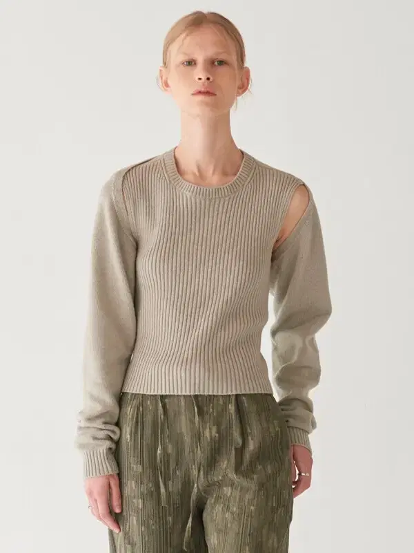 Dior BOLERO LAYERED KNIT GREY Bolero layered