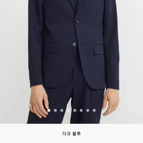 H&M 남자 네이비 블레이저